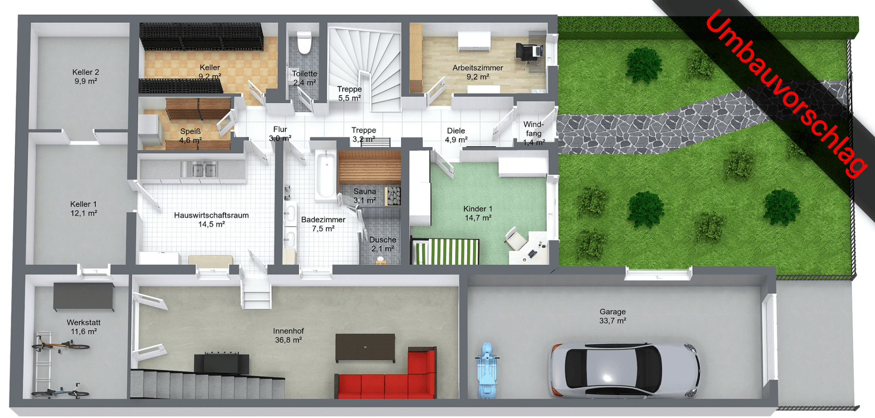 Prodej domu 185 m², pozemek 751 m², Retzstadt, Bavorsko Prodej domu 185 m², pozemek 751 m², Retzstadt, Bavorsko