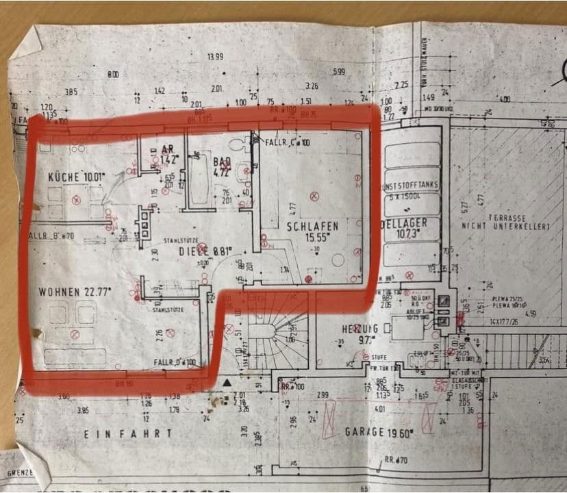 Pronájem bytu 2+1 64 m², Wiesbaden-Auringen, Hessen Pronájem bytu 2+1 64 m², Wiesbaden-Auringen, Hessen