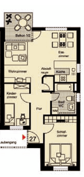 Pronájem bytu 3+1 66 m², Francisco-de-Goya-Straße 7, Künzelsau, Bádensko-Württembersko Pronájem bytu 3+1 66 m², Francisco-de-Goya-Straße 7, Künzelsau, Bádensko-Württembersko