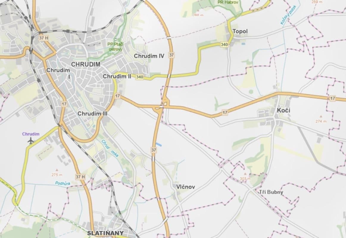 Prodej pozemku 1.692 m², Chrudim, Pardubický kraj Prodej pozemku 1.692 m², Chrudim, Pardubický kraj