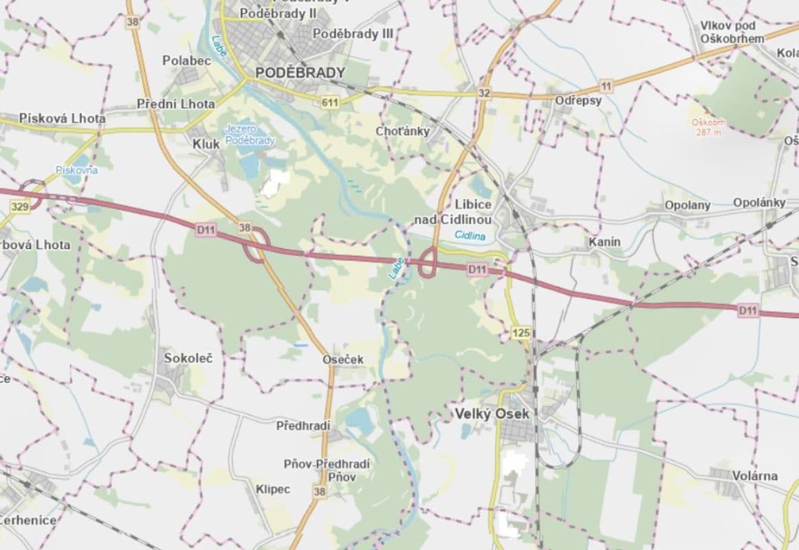 Prodej pozemku 1.318 m², Oseček, Středočeský kraj Prodej pozemku 1.318 m², Oseček, Středočeský kraj