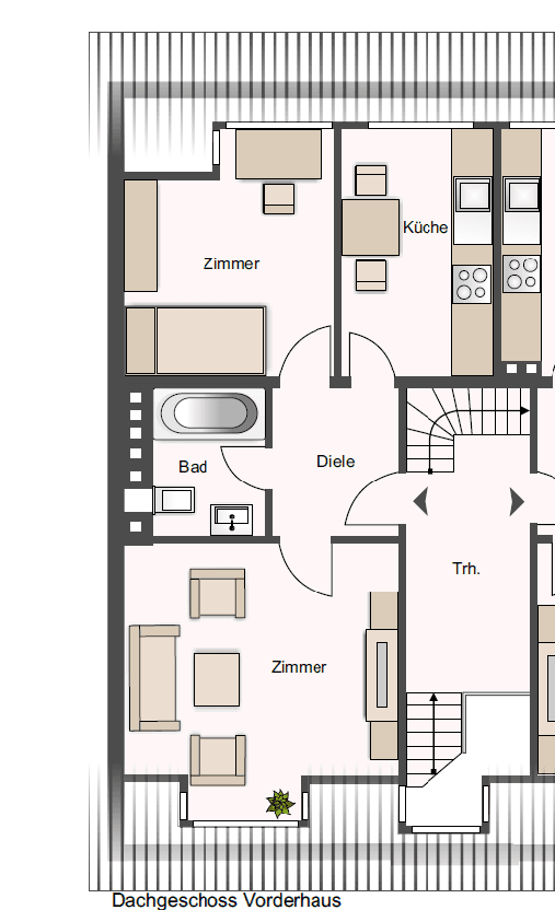 Pronájem bytu 2+1 51 m², Feidikstraße 79, Hamm, Severní Porýní-Vestfálsko Pronájem bytu 2+1 51 m², Feidikstraße 79, Hamm, Severní Porýní-Vestfálsko