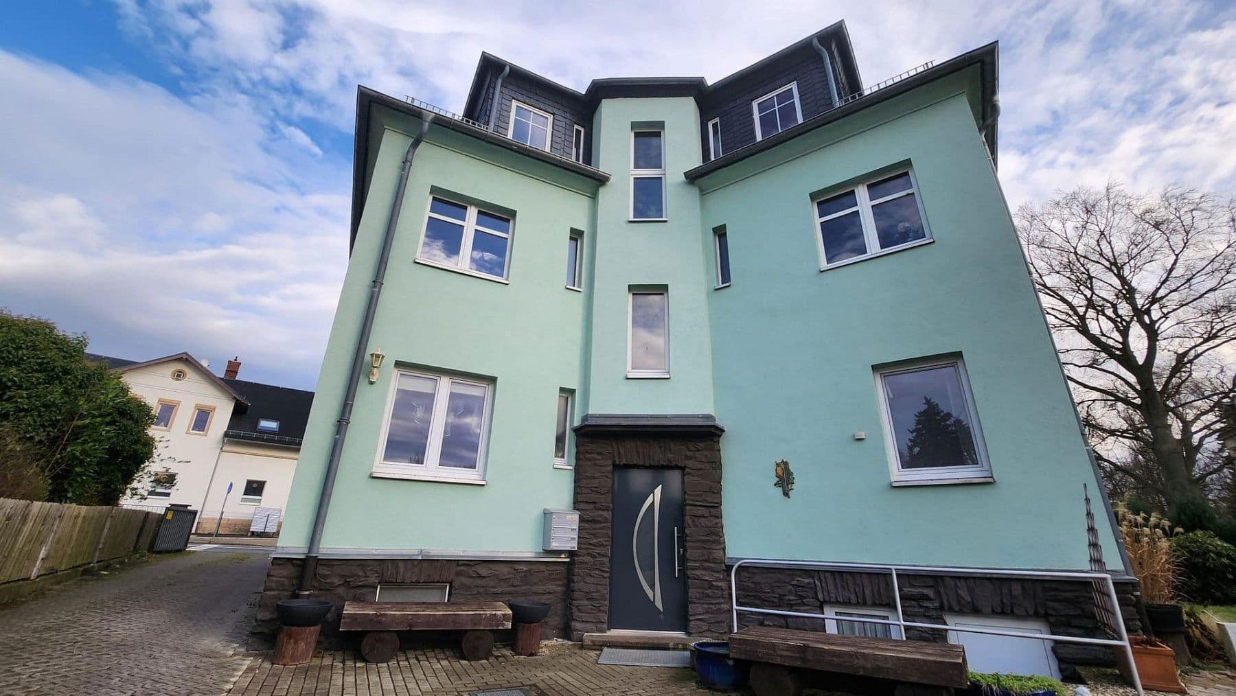 Pronájem bytu 2+1 50 m², Riedstraße 1, Chemnitz-Rabenstein, Sasko Pronájem bytu 2+1 50 m², Riedstraße 1, Chemnitz-Rabenstein, Sasko