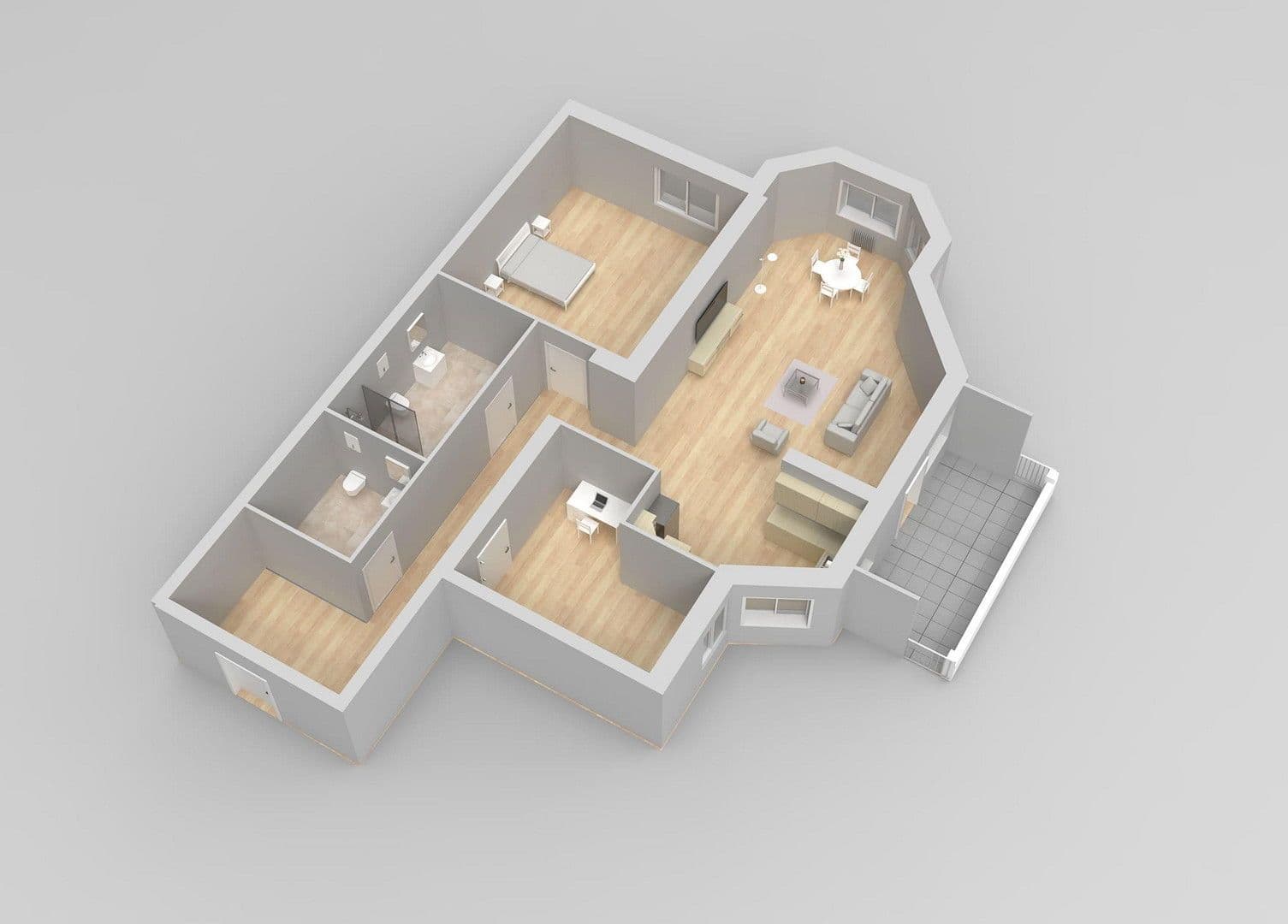 Prodej bytu 3+1 72 m², Josef-Neuberger-Str., Düsseldorf, Severní Porýní-Vestfálsko Prodej bytu 3+1 72 m², Josef-Neuberger-Str., Düsseldorf, Severní Porýní-Vestfálsko