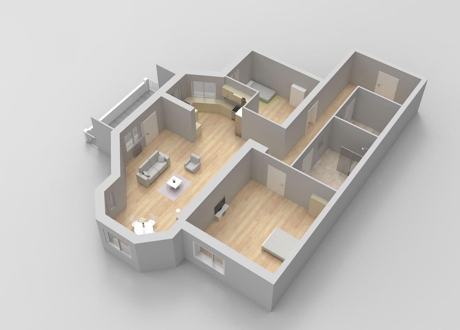 Prodej bytu 3+1 72 m², Josef-Neuberger-Str., Düsseldorf, Severní Porýní-Vestfálsko Prodej bytu 3+1 72 m², Josef-Neuberger-Str., Düsseldorf, Severní Porýní-Vestfálsko