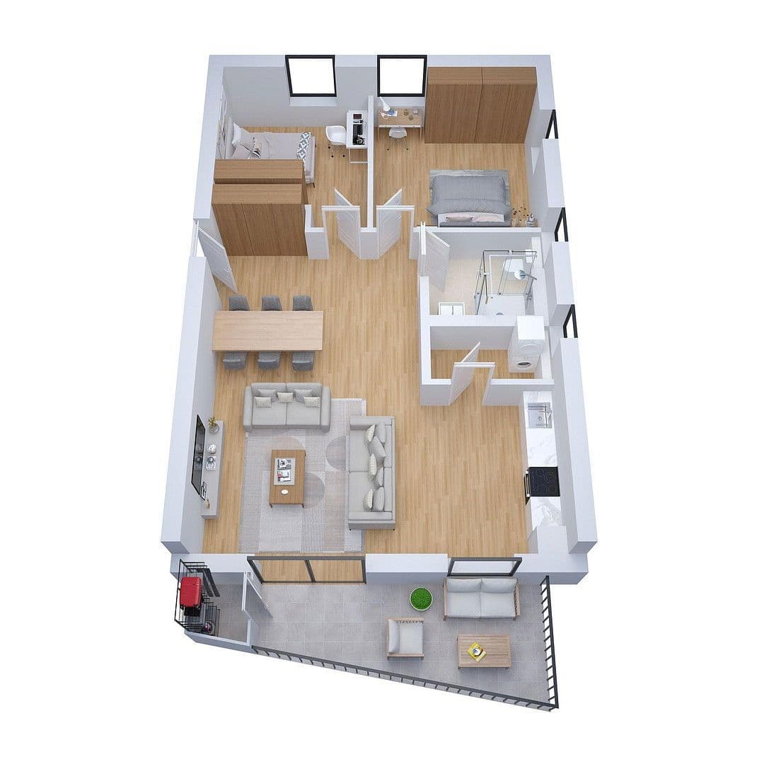 Pronájem bytu 3+1 94 m², Im Dorf 100B, Nordrach, Bádensko-Württembersko Pronájem bytu 3+1 94 m², Im Dorf 100B, Nordrach, Bádensko-Württembersko
