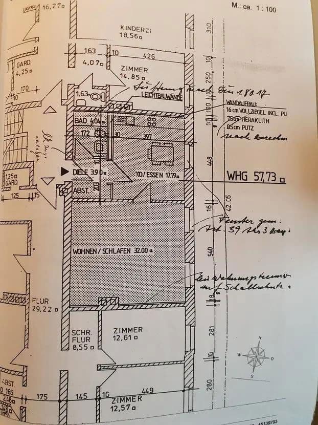 Pronájem bytu 2+1 58 m², Moosach, Bavorsko Pronájem bytu 2+1 58 m², Moosach, Bavorsko
