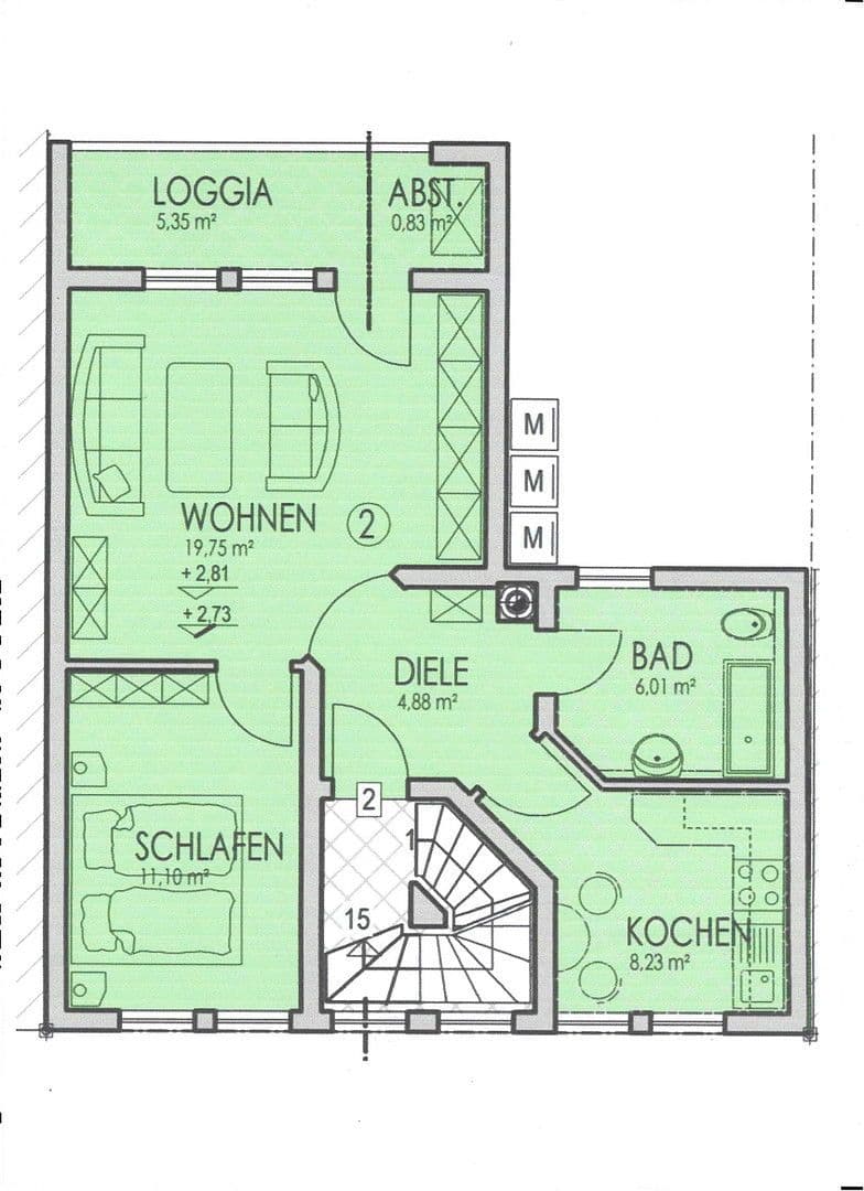 Prodej domu 201 m², pozemek 188 m², Paulusstr, Worms, Porýní-Falc Prodej domu 201 m², pozemek 188 m², Paulusstr, Worms, Porýní-Falc