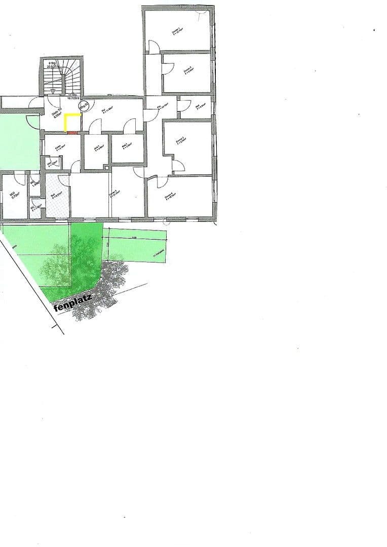 Pronájem bytu 5+1 135 m², Forchheimer Str. 7, Baiersdorf, Bavorsko Pronájem bytu 5+1 135 m², Forchheimer Str. 7, Baiersdorf, Bavorsko