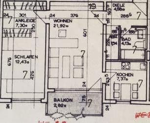 Pronájem bytu 2+1 63 m², Moltkestraße 97, Reutlingen, Bádensko-Württembersko Pronájem bytu 2+1 63 m², Moltkestraße 97, Reutlingen, Bádensko-Württembersko
