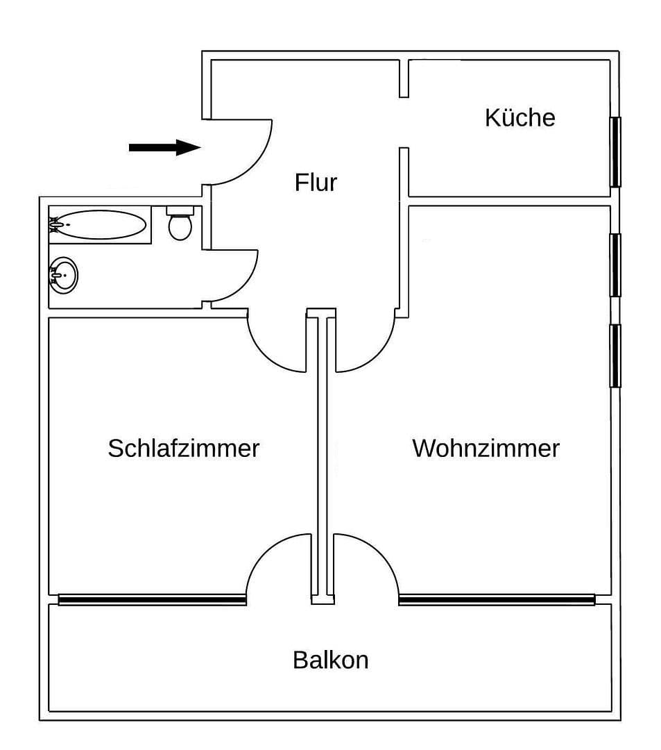 Pronájem bytu 2+kk 69 m², Westring 17, Bochum, Severní Porýní-Vestfálsko Pronájem bytu 2+kk 69 m², Westring 17, Bochum, Severní Porýní-Vestfálsko