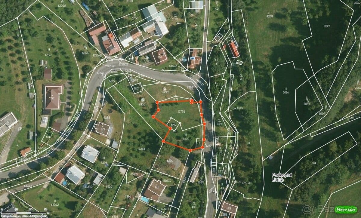 Prodej pozemku 1.271 m², Podkopná Lhota, Zlínský kraj Prodej pozemku 1.271 m², Podkopná Lhota, Zlínský kraj