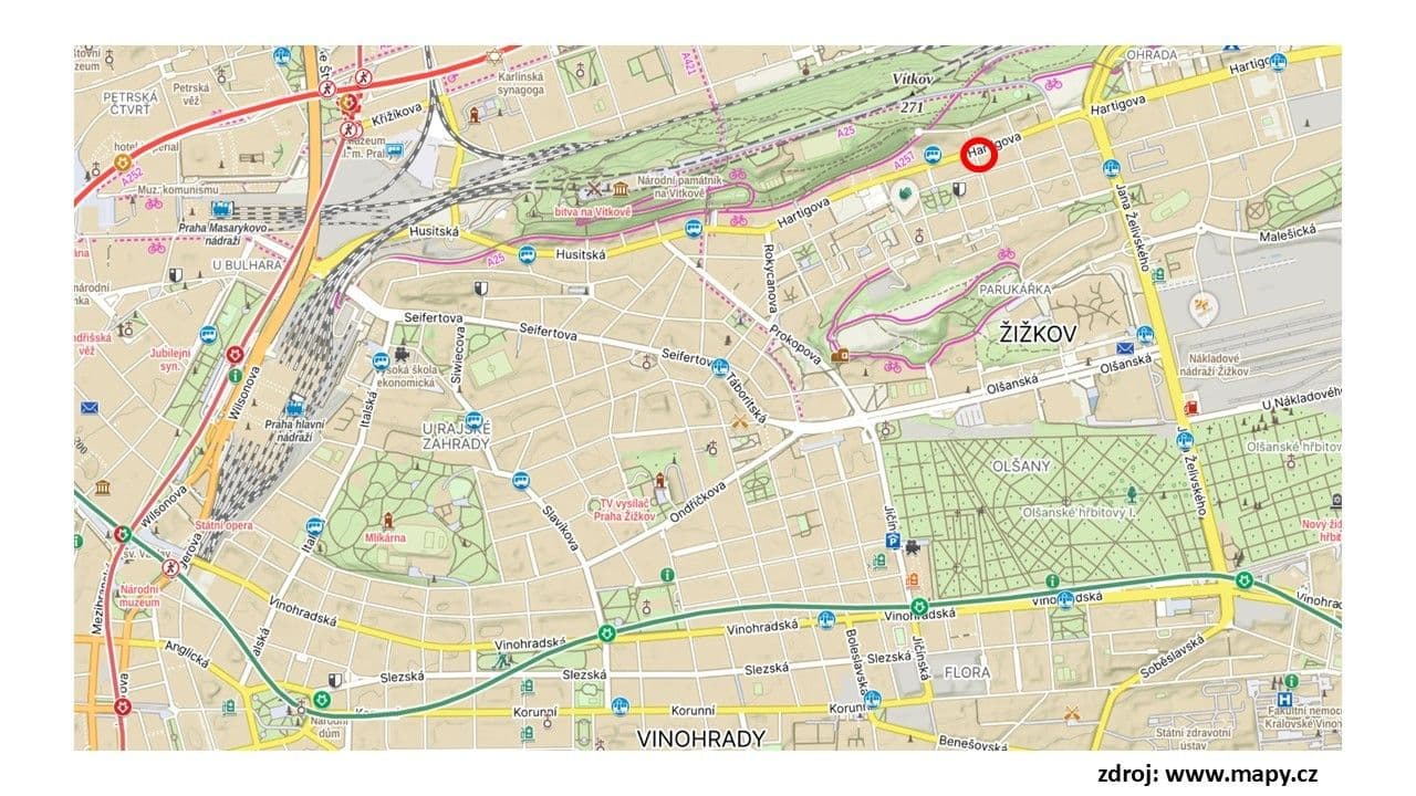 Pronájem bytu 2+kk 60 m², Hartigova, Praha, Praha Pronájem bytu 2+kk 60 m², Hartigova, Praha, Praha