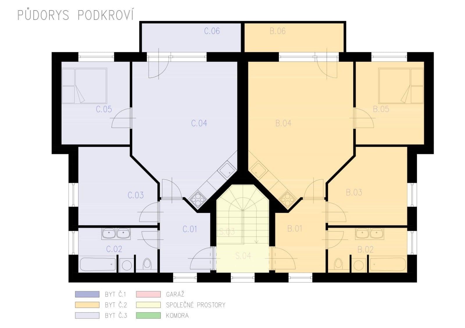 Prodej bytu 3+kk 60 m², Šternberská, Divišov, Středočeský kraj Prodej bytu 3+kk 60 m², Šternberská, Divišov, Středočeský kraj
