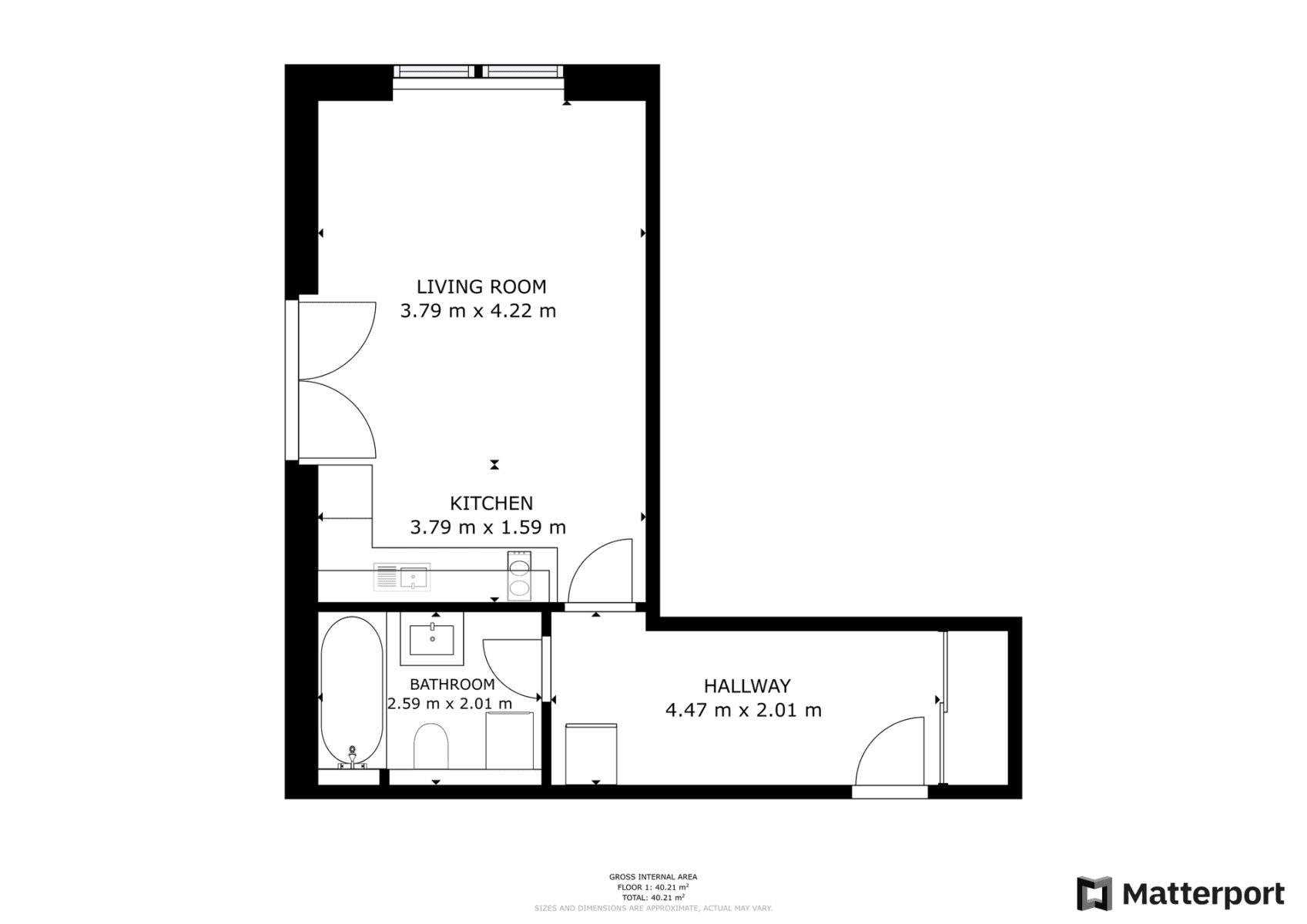 Pronájem bytu 1+kk 36 m², Za černým mostem, Praha, Praha Pronájem bytu 1+kk 36 m², Za černým mostem, Praha, Praha