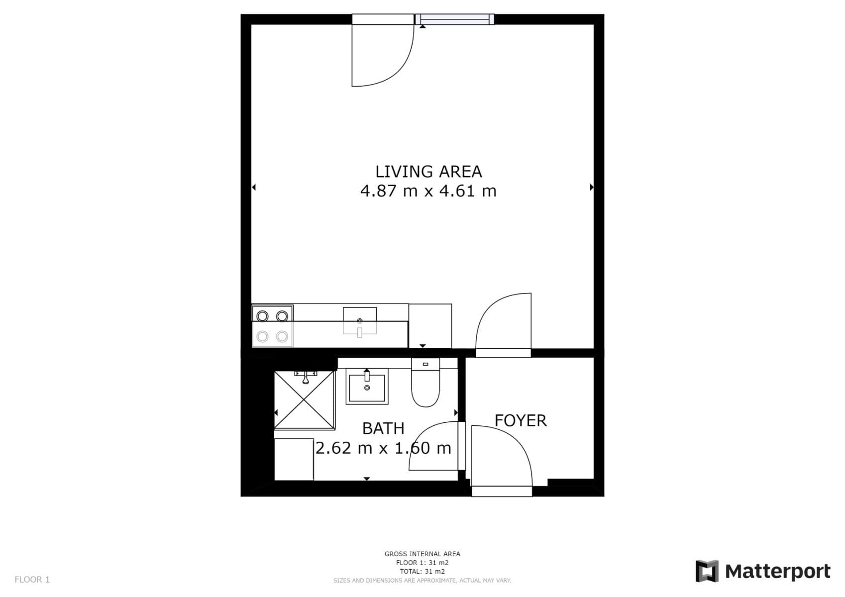 Pronájem bytu 1+kk 32 m², Klapálkova, Praha, Praha Pronájem bytu 1+kk 32 m², Klapálkova, Praha, Praha