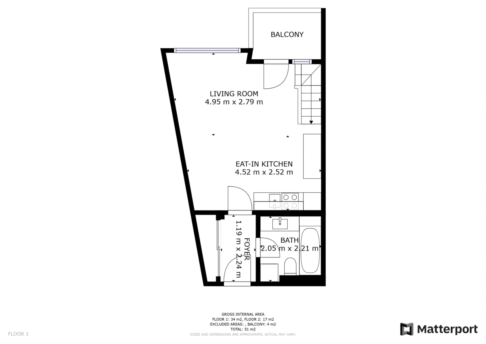 Pronájem bytu 2+kk 46 m², U libeňského pivovaru, Praha, Praha Pronájem bytu 2+kk 46 m², U libeňského pivovaru, Praha, Praha