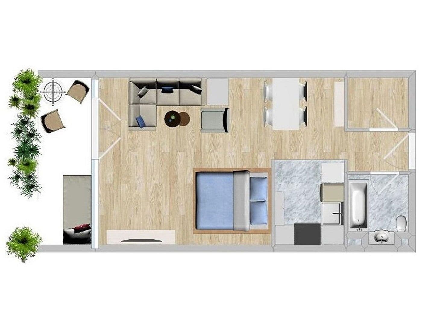 Prodej bytu 1+1 44 m², Berlin, Berlín Prodej bytu 1+1 44 m², Berlin, Berlín