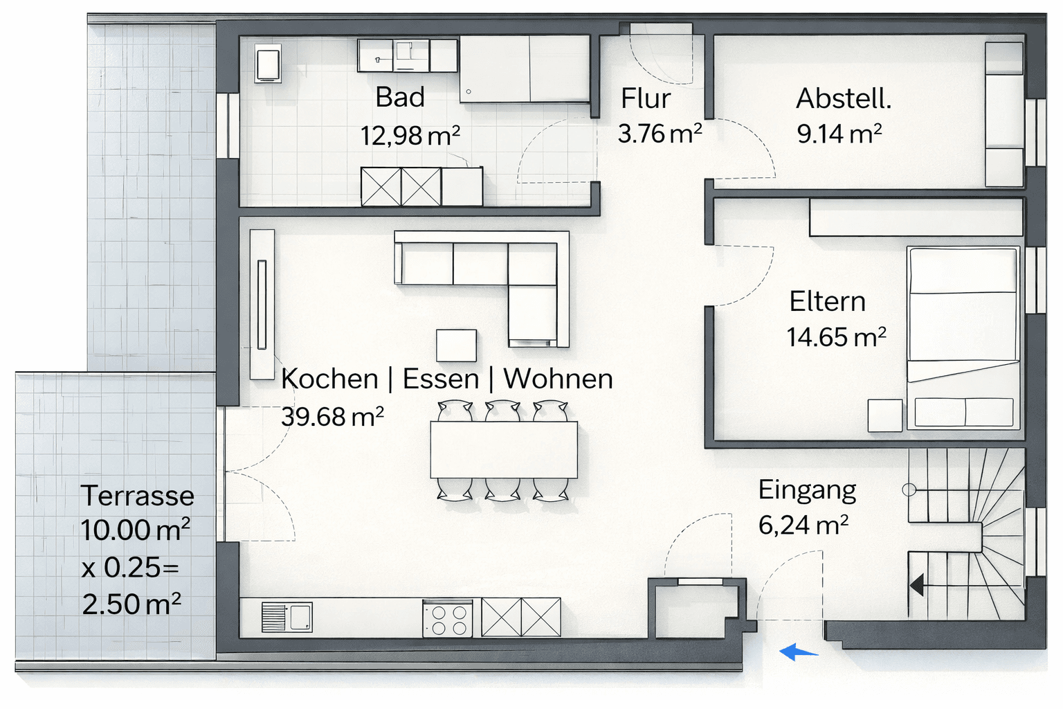 Pronájem bytu 5+1 172 m², Jockgrim, Porýní-Falc Pronájem bytu 5+1 172 m², Jockgrim, Porýní-Falc