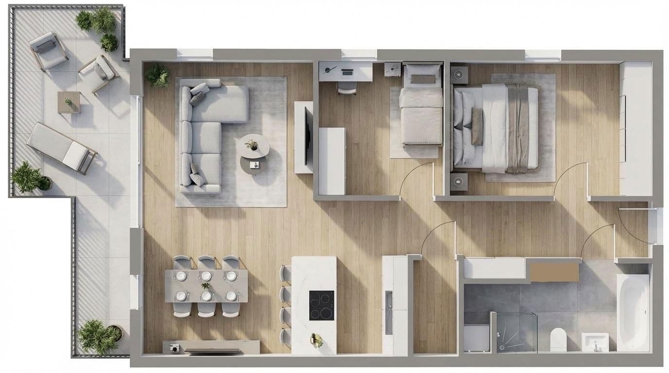 Prodej bytu 3+1 77 m², Baschianstraße 37, Albstadt, Bádensko-Württembersko Prodej bytu 3+1 77 m², Baschianstraße 37, Albstadt, Bádensko-Württembersko