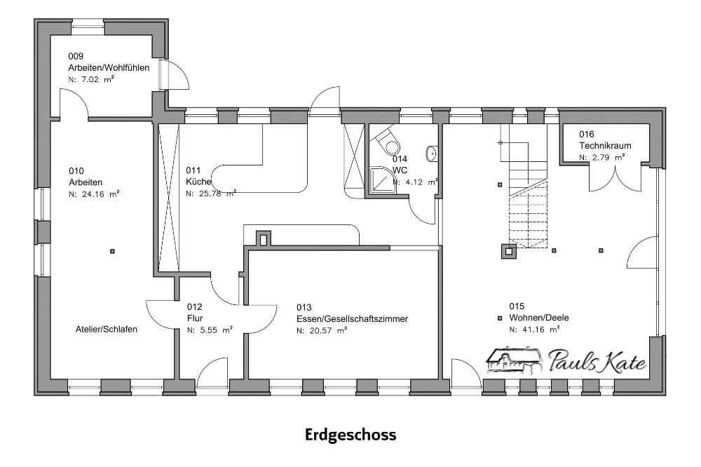 Prodej domu 196 m², pozemek 3.000 m², Dörpsstraat 30, Almdorf, Šlesvicko-Holštýnsko Prodej domu 196 m², pozemek 3.000 m², Dörpsstraat 30, Almdorf, Šlesvicko-Holštýnsko