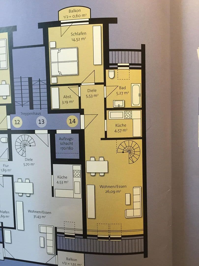 Prodej bytu 2+kk 73 m², Kaeppelstraße 9, Nürnberg, Bavorsko Prodej bytu 2+kk 73 m², Kaeppelstraße 9, Nürnberg, Bavorsko