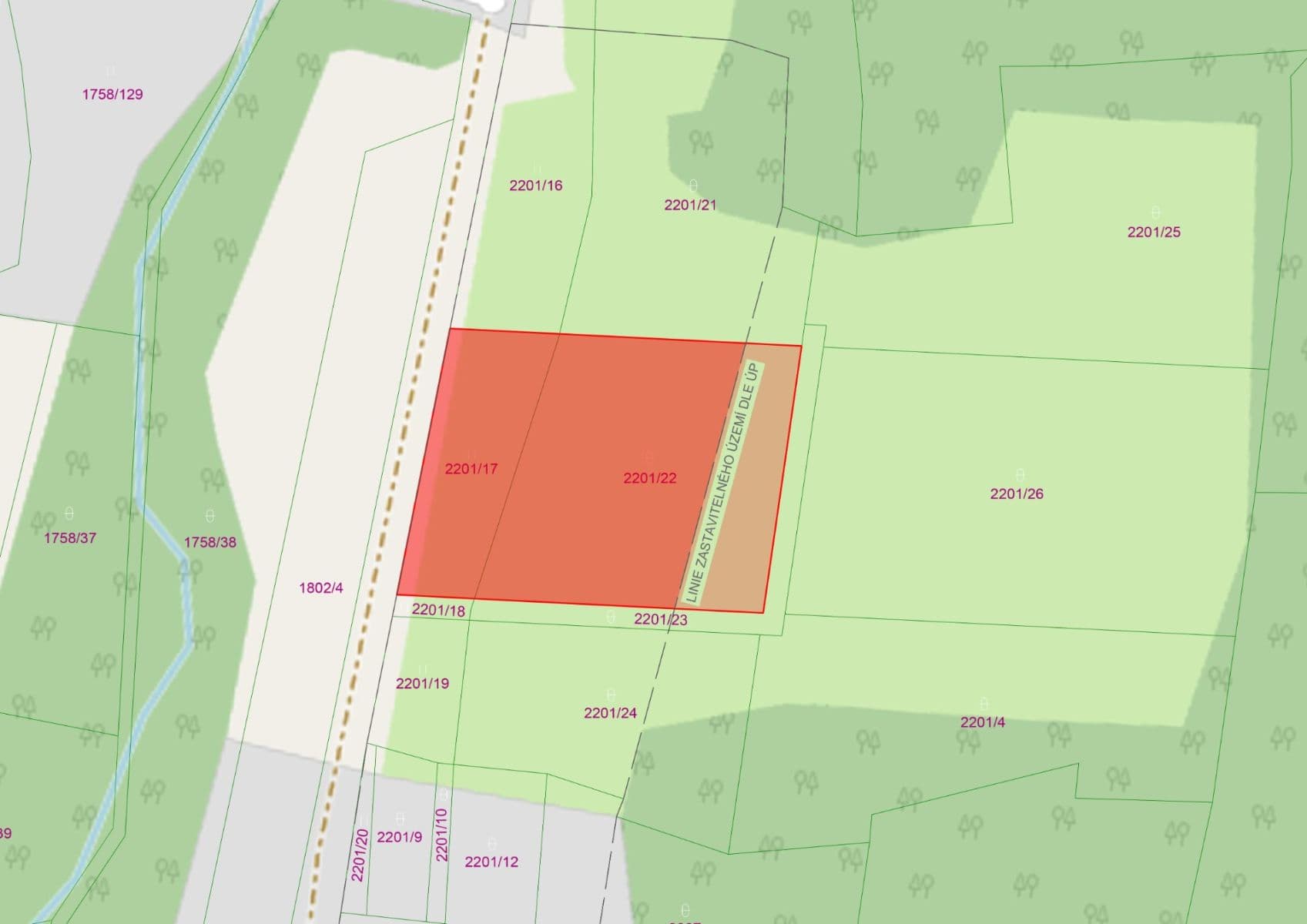 Prodej pozemku 2.493 m², Ratiboř, Zlínský kraj Prodej pozemku 2.493 m², Ratiboř, Zlínský kraj