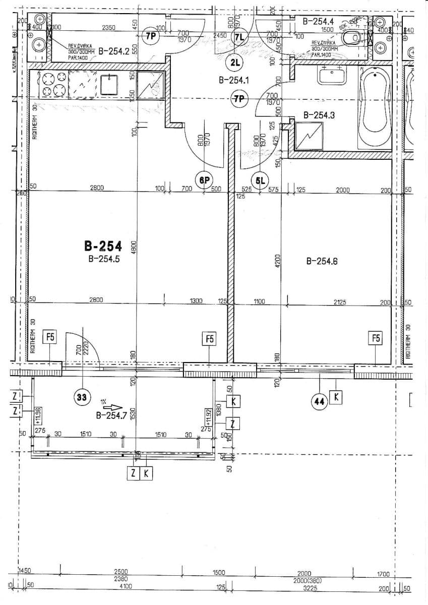Pronájem bytu 2+kk 51 m², Chlebovická, Praha, Praha Pronájem bytu 2+kk 51 m², Chlebovická, Praha, Praha