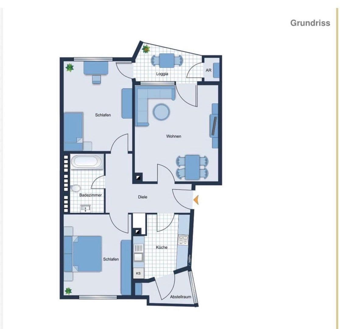 Pronájem bytu 3+1 76 m², Stuttgart, Bádensko-Württembersko Pronájem bytu 3+1 76 m², Stuttgart, Bádensko-Württembersko