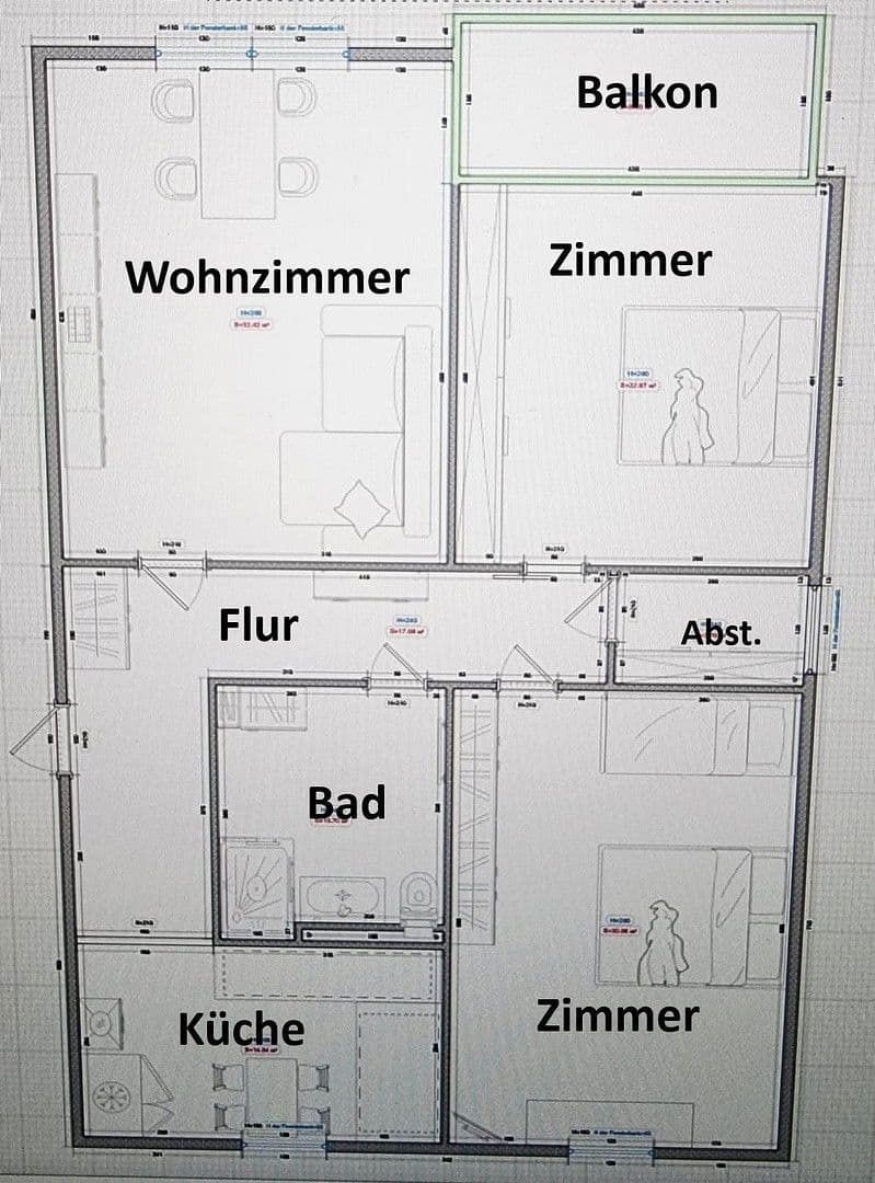Prodej bytu 3+1 81 m², Offenburg, Bádensko-Württembersko Prodej bytu 3+1 81 m², Offenburg, Bádensko-Württembersko