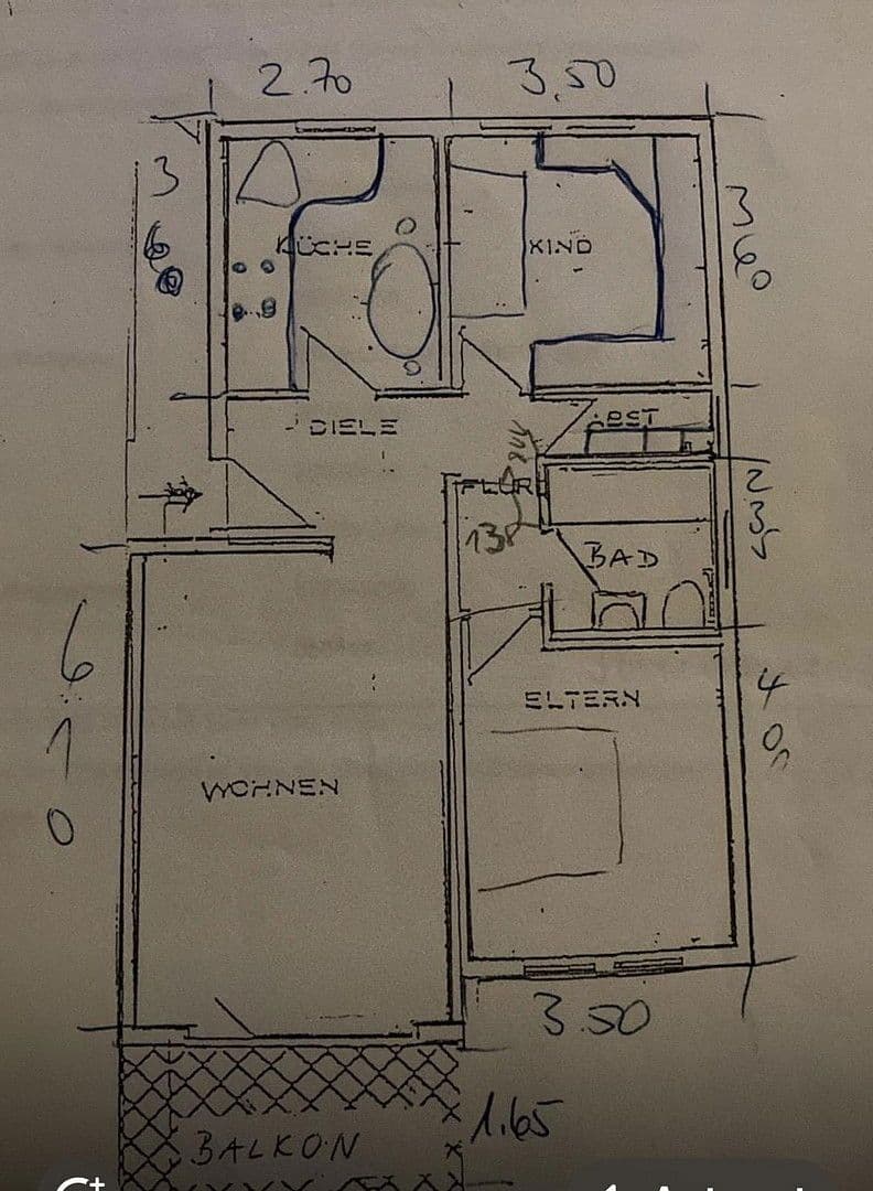 Pronájem bytu 3+1 80 m², Wittelsbacherstraße 21a, Nürnberg, Bavorsko Pronájem bytu 3+1 80 m², Wittelsbacherstraße 21a, Nürnberg, Bavorsko