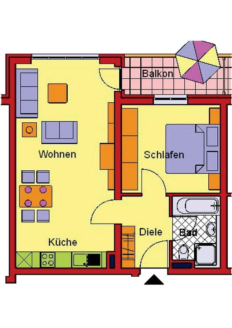 Pronájem bytu 2+1 51 m², Christian-Pabst-Weg 5, Bad Tölz, Bavorsko Pronájem bytu 2+1 51 m², Christian-Pabst-Weg 5, Bad Tölz, Bavorsko