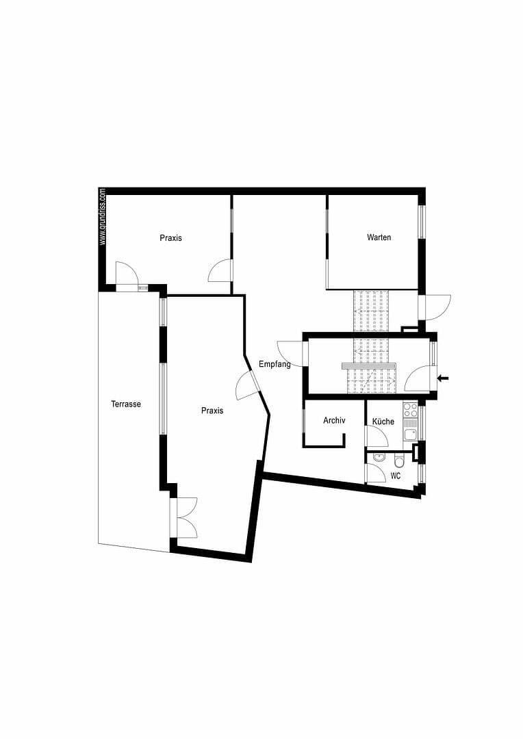 Pronájem kanceláře 165 m², Barlachstraße 9c, Nürnberg, Bavorsko Pronájem kanceláře 165 m², Barlachstraße 9c, Nürnberg, Bavorsko