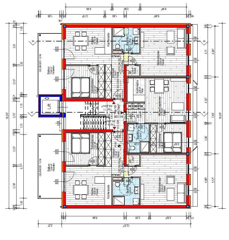 Pronájem bytu 2+kk 66 m², Wienerstr. 29, Linz, Horní Rakousko Pronájem bytu 2+kk 66 m², Wienerstr. 29, Linz, Horní Rakousko