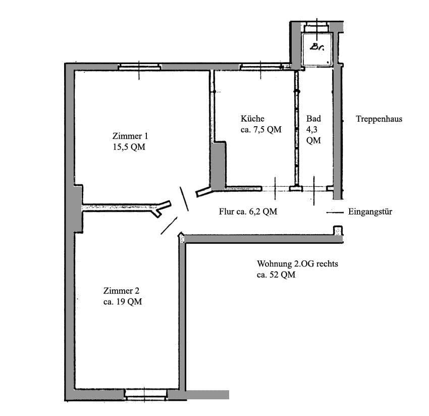 Pronájem bytu 2+1 52 m², Georg-Wilhelmstr. 218, Hamburg, Hamburg Pronájem bytu 2+1 52 m², Georg-Wilhelmstr. 218, Hamburg, Hamburg