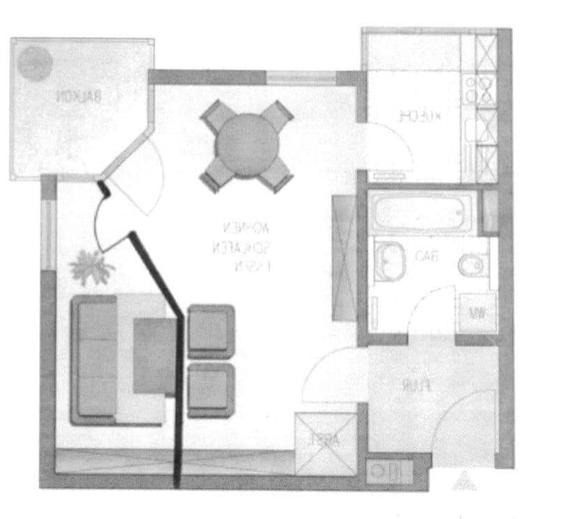 Prodej bytu 2+1 43 m², Leipzig, Sasko Prodej bytu 2+1 43 m², Leipzig, Sasko