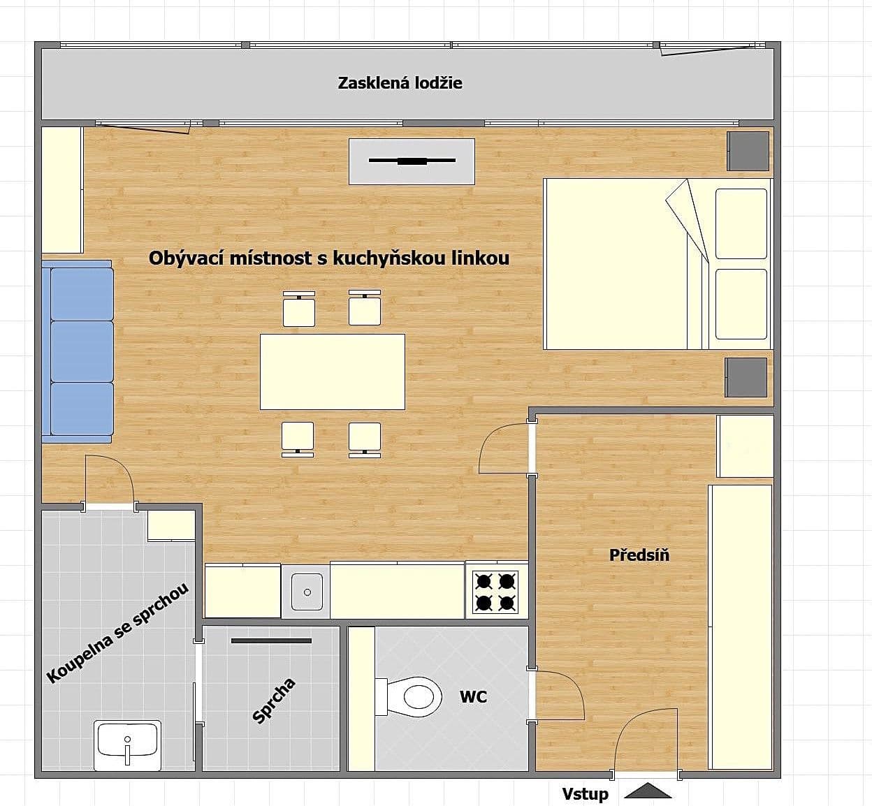 Pronájem bytu 1+kk 30 m², Ostravská, Kladno, Středočeský kraj Pronájem bytu 1+kk 30 m², Ostravská, Kladno, Středočeský kraj