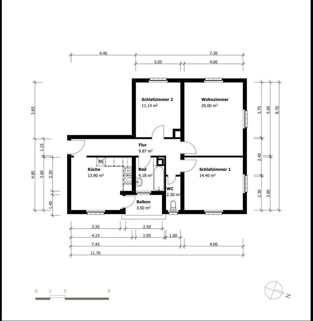 Pronájem bytu 3+1 75 m², Salem, Bádensko-Württembersko Pronájem bytu 3+1 75 m², Salem, Bádensko-Württembersko