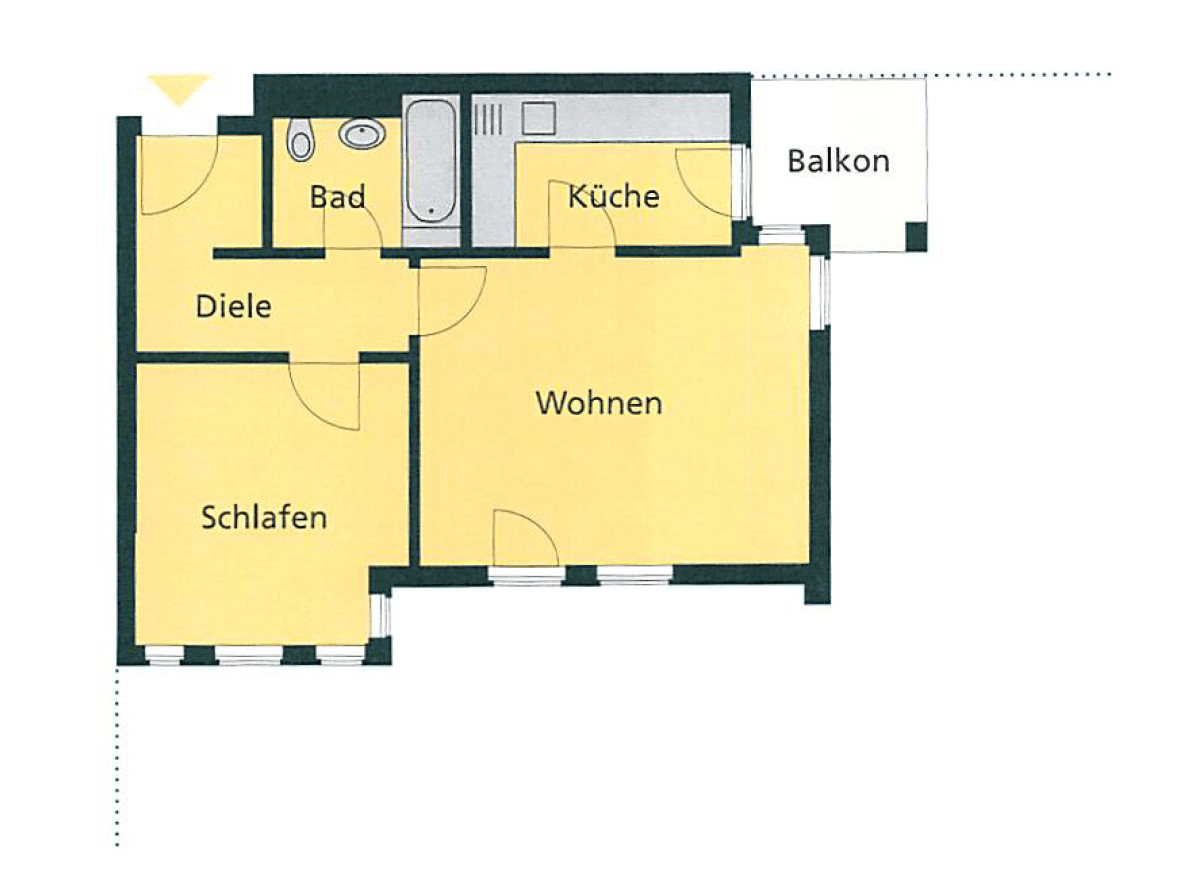 Prodej bytu 2+1 54 m², Feldmochinger Str. 212, München, Bavorsko Prodej bytu 2+1 54 m², Feldmochinger Str. 212, München, Bavorsko