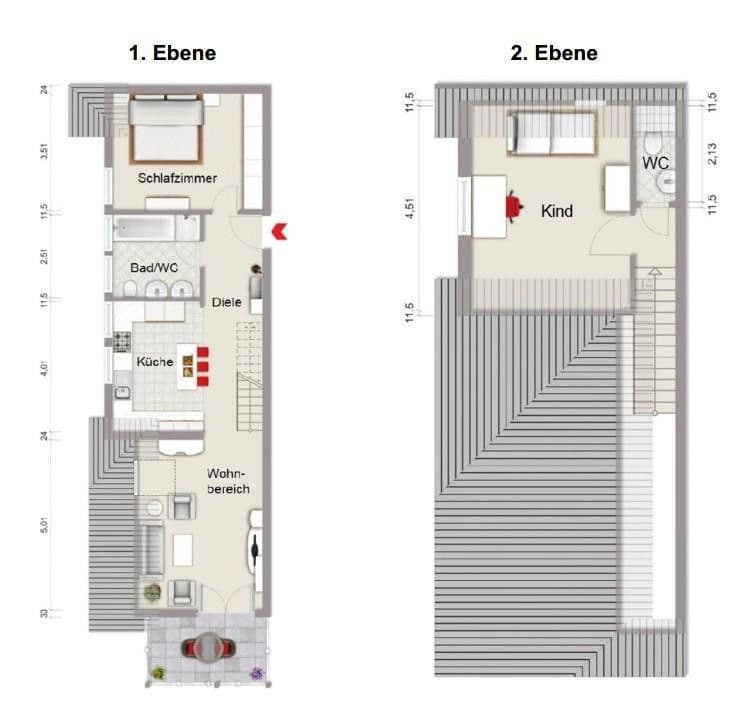 Prodej bytu 3+1 73 m², Waldenserstr. 22, Althengstett, Bádensko-Württembersko Prodej bytu 3+1 73 m², Waldenserstr. 22, Althengstett, Bádensko-Württembersko