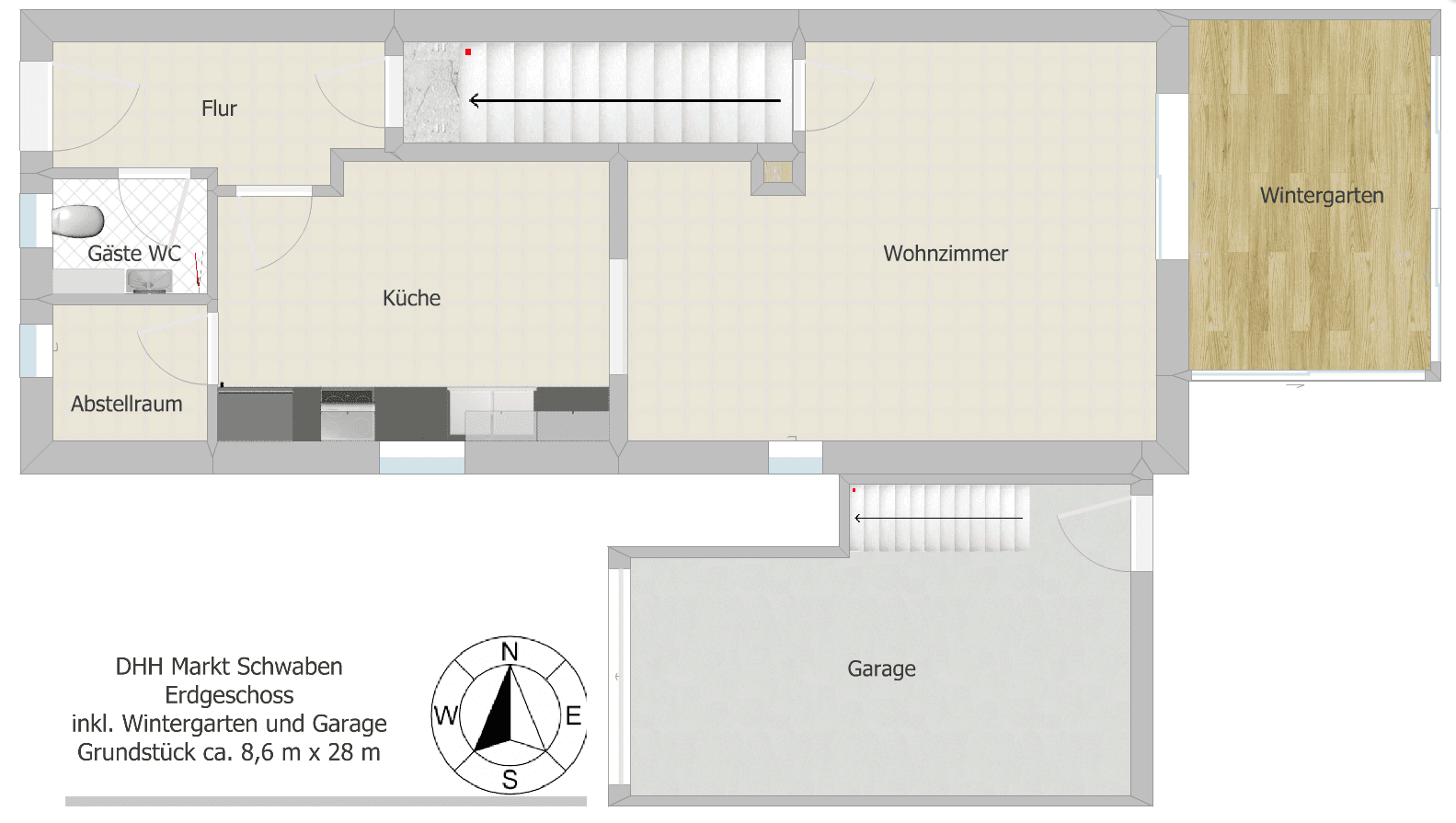 Prodej domu 129 m², pozemek 247 m², Markt Schwaben, Bavorsko Prodej domu 129 m², pozemek 247 m², Markt Schwaben, Bavorsko