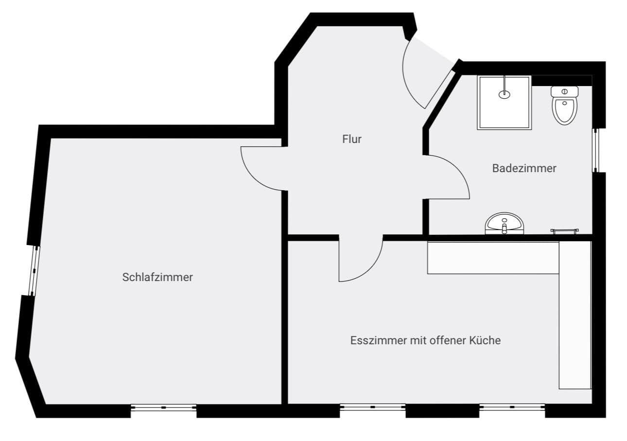 Pronájem bytu 1+kk 56 m², Stuttgart, Bádensko-Württembersko Pronájem bytu 1+kk 56 m², Stuttgart, Bádensko-Württembersko