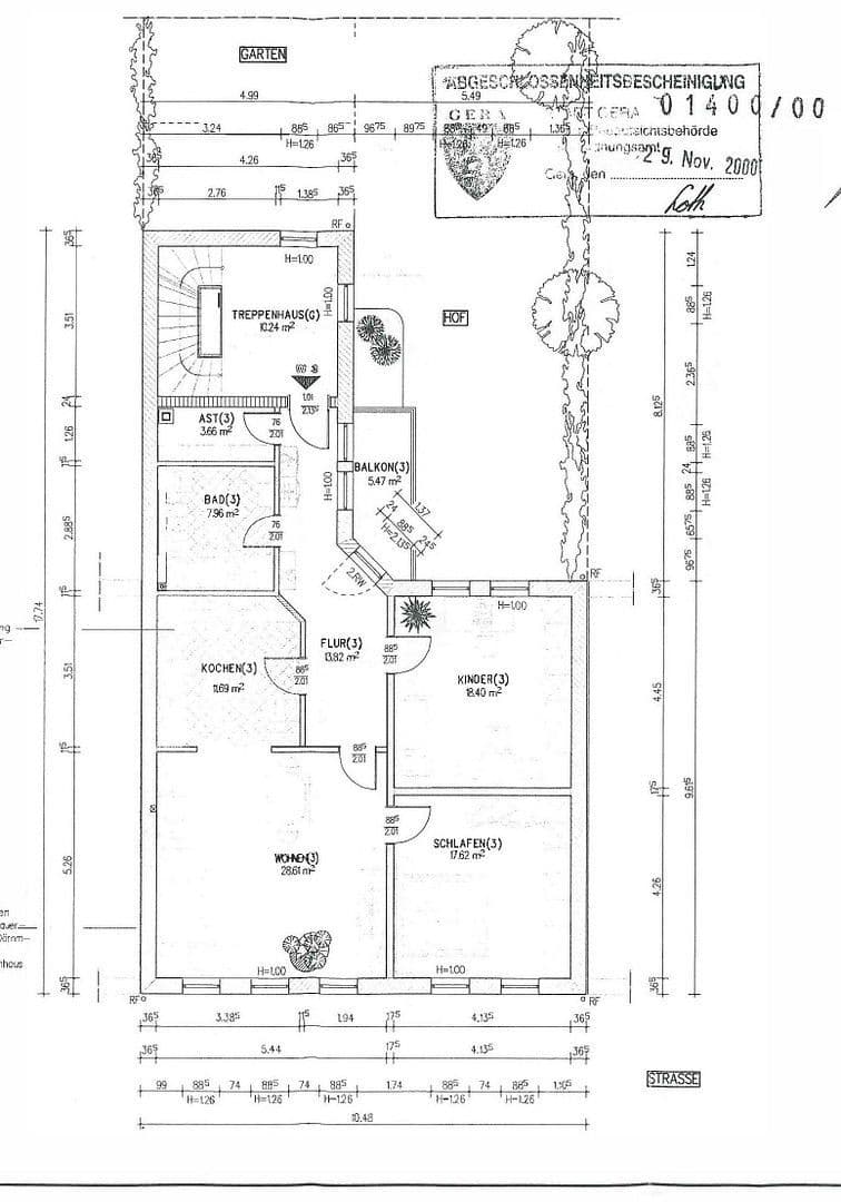 Prodej bytu 3+1 101 m², Gera, Durynsko Prodej bytu 3+1 101 m², Gera, Durynsko