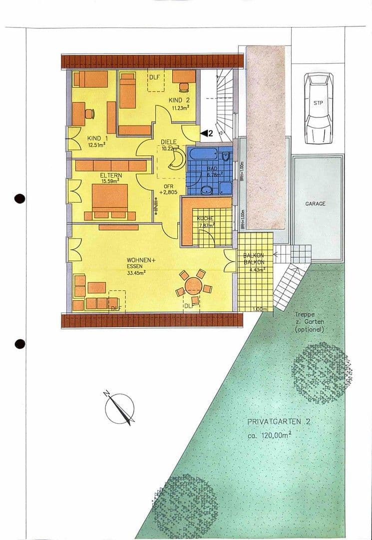 Prodej bytu 5+1 101 m², Germersheim, Porýní-Falc Prodej bytu 5+1 101 m², Germersheim, Porýní-Falc