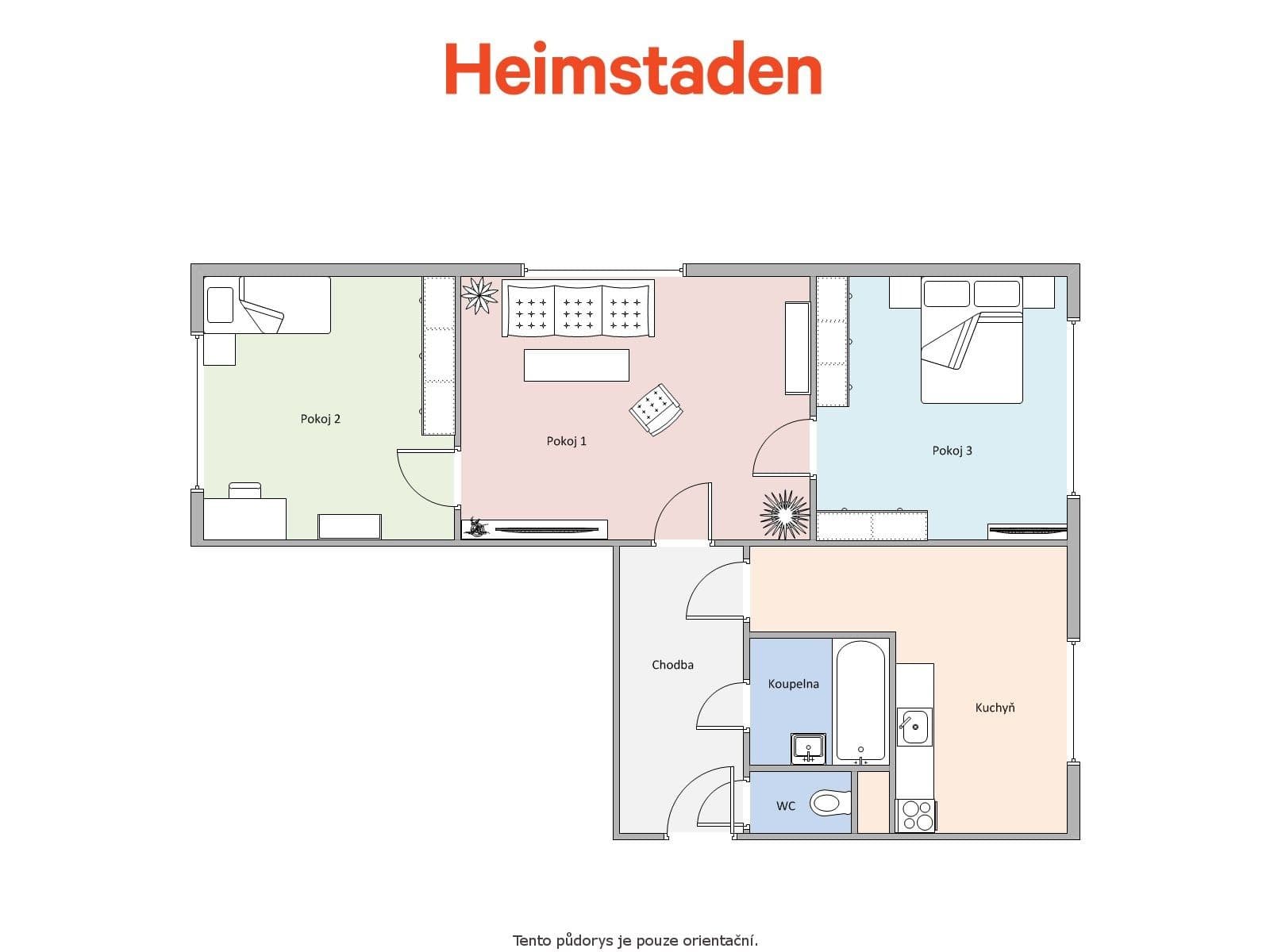 Pronájem bytu 3+1 54 m², Slovenská, Karviná, Moravskoslezský kraj Pronájem bytu 3+1 54 m², Slovenská, Karviná, Moravskoslezský kraj