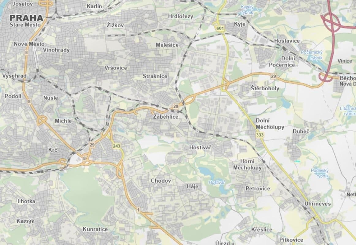 Prodej pozemku 4.726 m², Praha, Praha Prodej pozemku 4.726 m², Praha, Praha