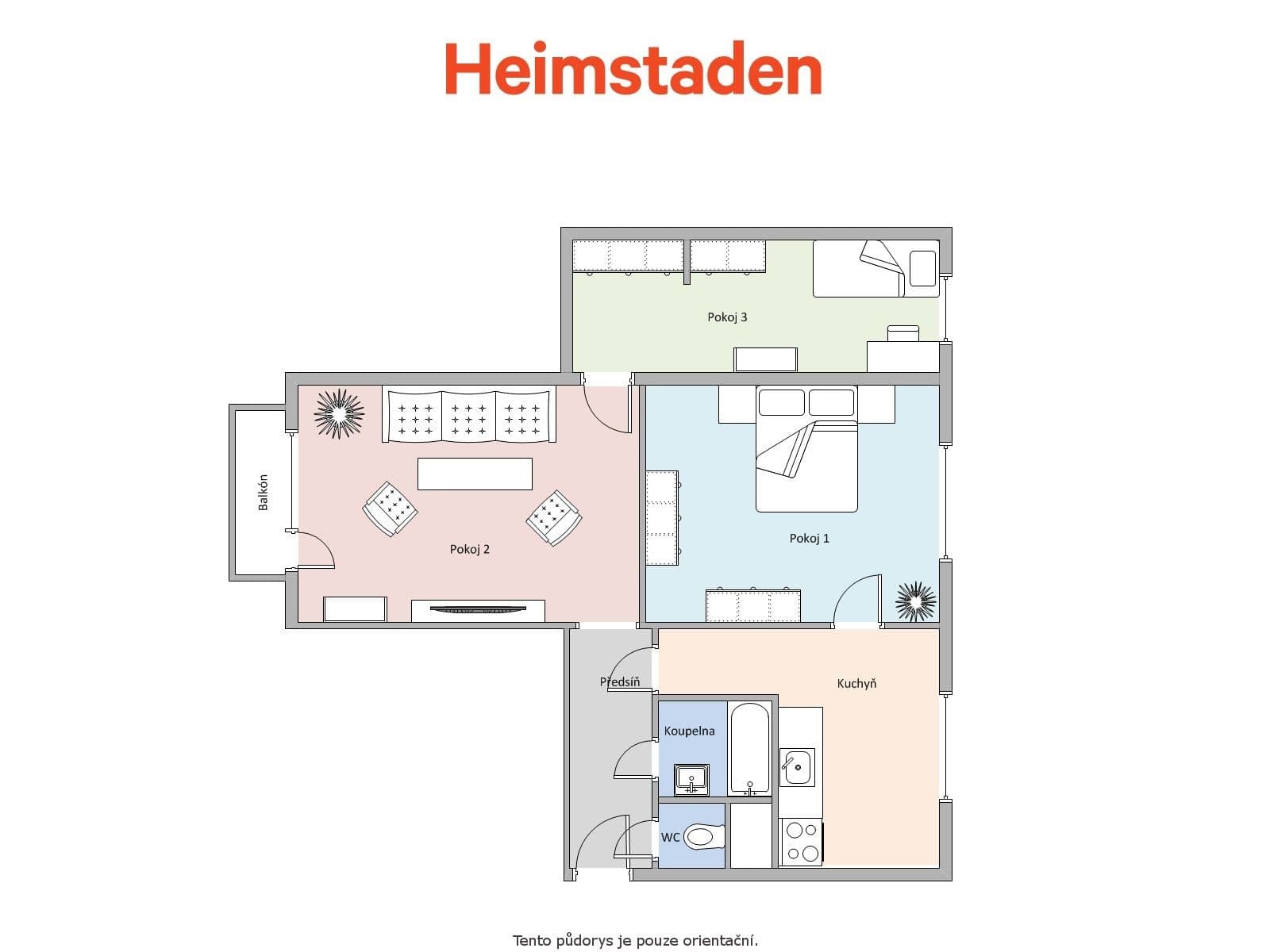Pronájem bytu 3+1 61 m², Lípová, Havířov, Moravskoslezský kraj Pronájem bytu 3+1 61 m², Lípová, Havířov, Moravskoslezský kraj