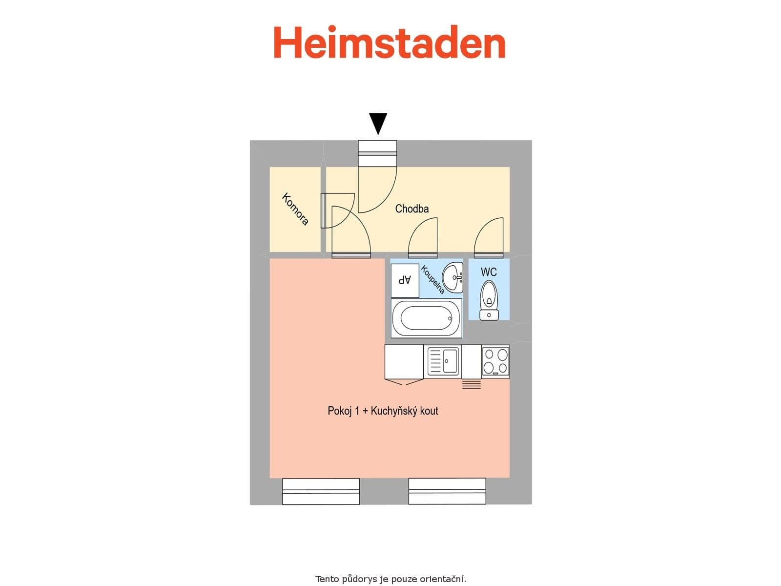 Pronájem bytu 1+1 27 m², Na Michalůvce, Havířov, Moravskoslezský kraj Pronájem bytu 1+1 27 m², Na Michalůvce, Havířov, Moravskoslezský kraj