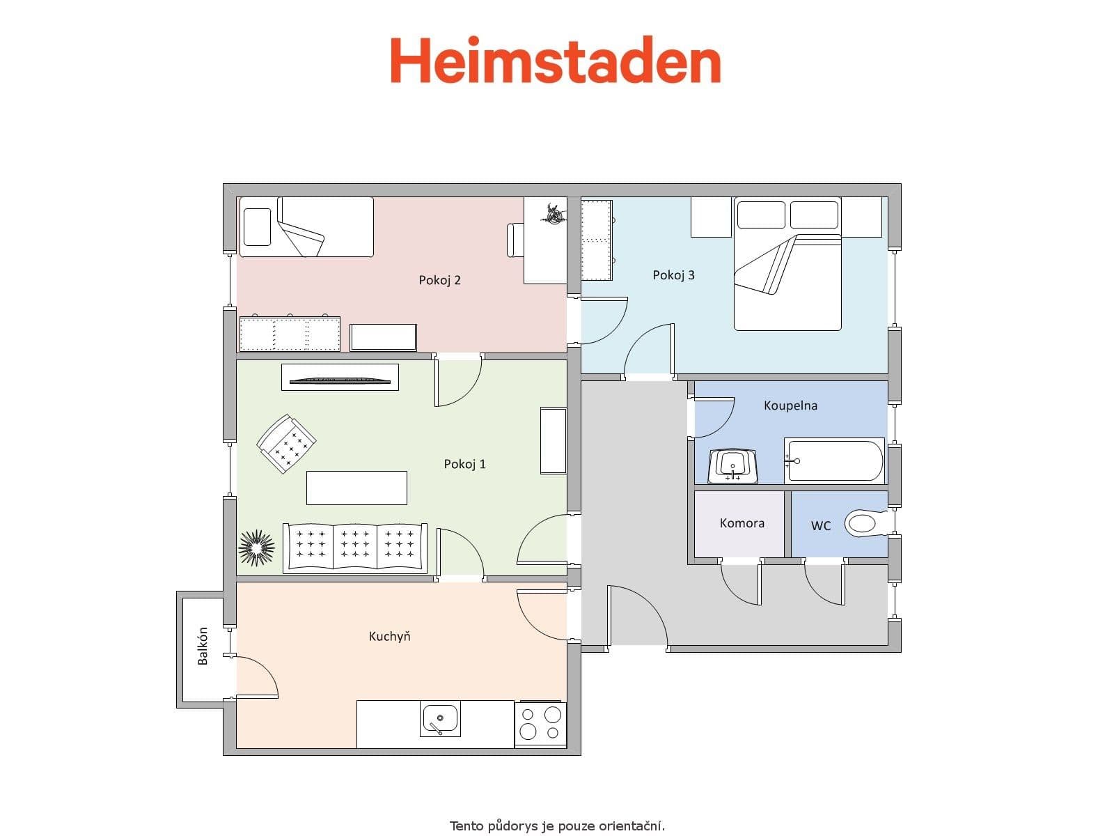 Pronájem bytu 3+1 68 m², Kapitána Jasioka, Havířov, Moravskoslezský kraj Pronájem bytu 3+1 68 m², Kapitána Jasioka, Havířov, Moravskoslezský kraj