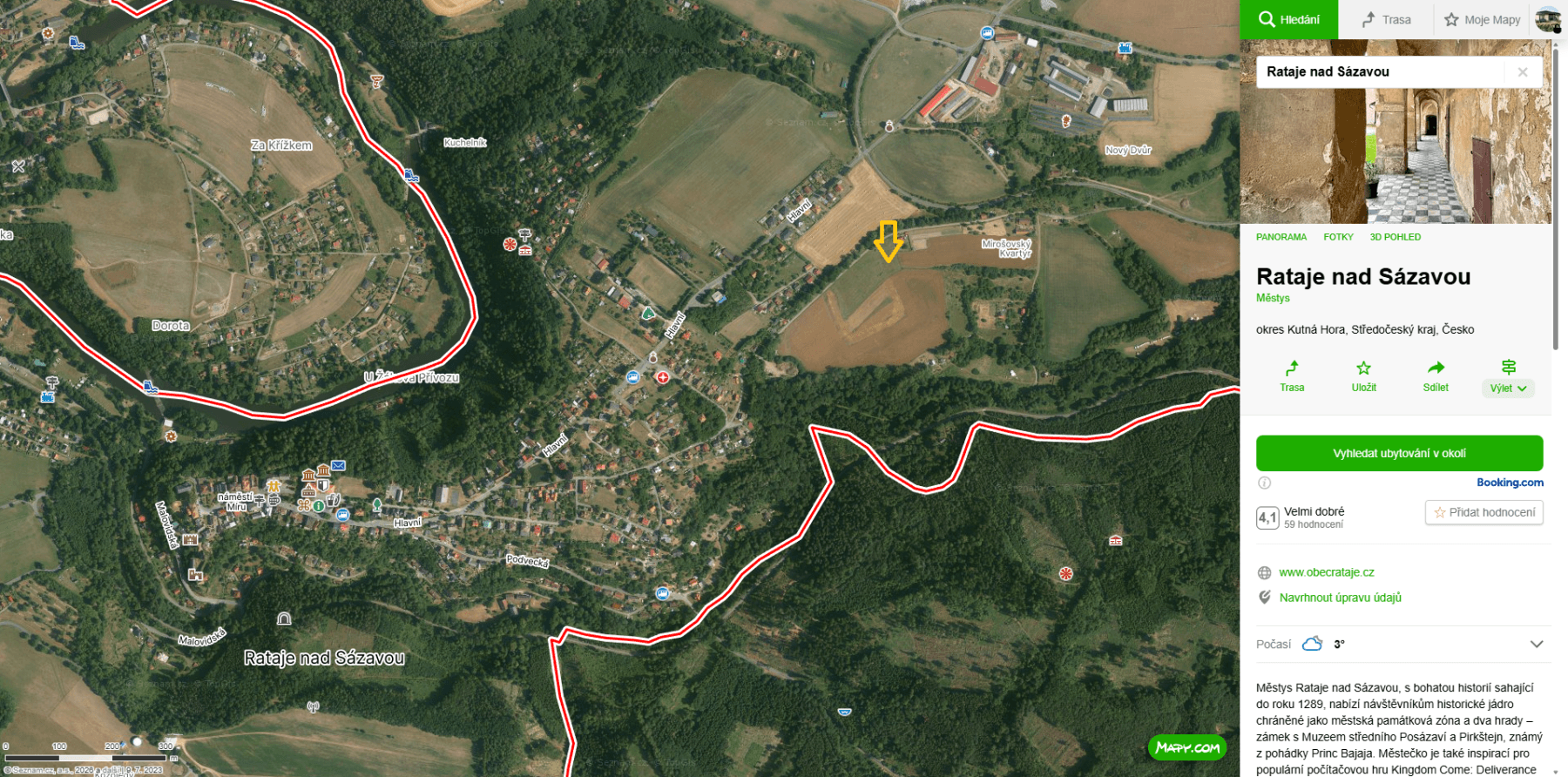 Pronájem bytu 4+kk 80 m², Zámecká, Rataje nad Sázavou, Středočeský kraj Pronájem bytu 4+kk 80 m², Zámecká, Rataje nad Sázavou, Středočeský kraj